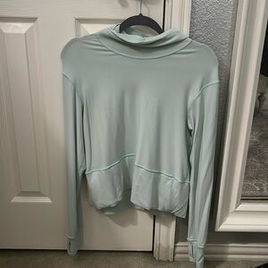 Lululemon Turquoise mock neck long sleeve